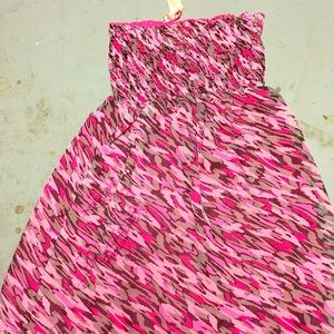 Pink sliver dress for a kid/girl